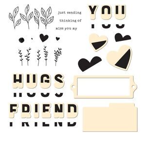 Candid Moments—Cardmaking Stamp + Thin Cuts Item Number: Z4394